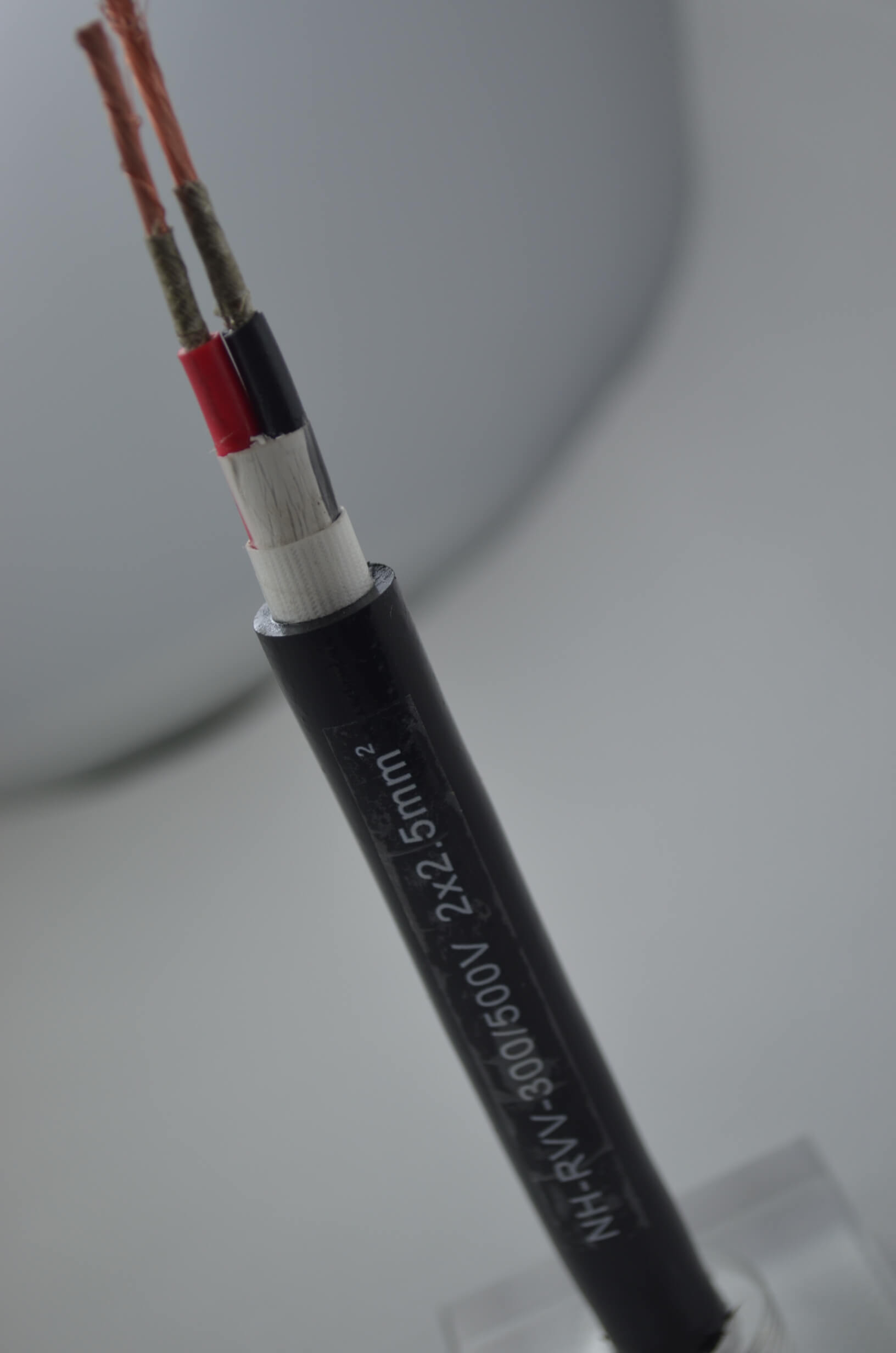300/500 V 2-adriges 1 mm flexibles Kabel PVC-isoliertes PVC-ummanteltes 18-AWG-Niederspannungskabel