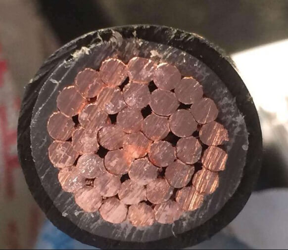 600/1000 Volt einadriges 240 mm2 300 mm2 185 mm2 150 mm2 120 mm2 Kupfer-XLPE-isoliertes PVC-ummanteltes N2XY-Erdstromkabel