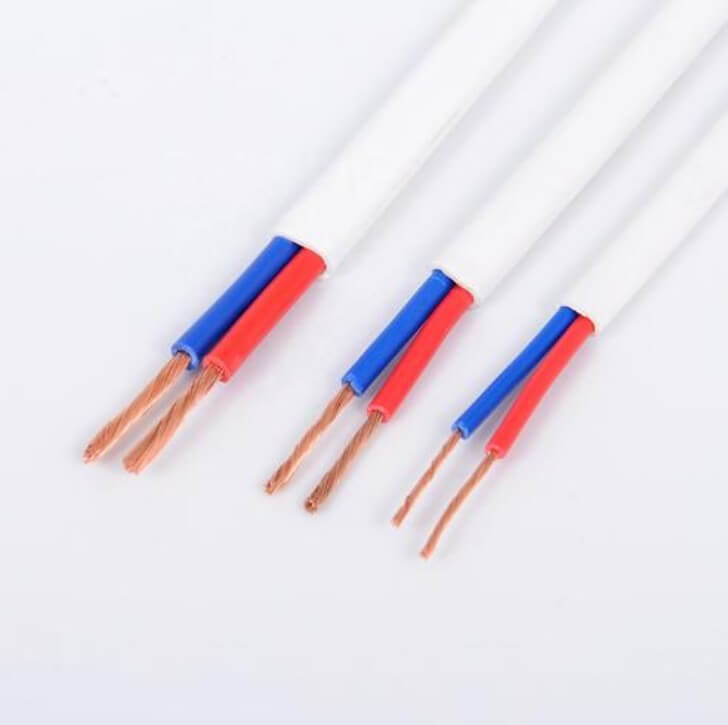 Hersteller 18AWG Elektrokabel Flachkabel 2 Kern 3 Kern 1,5 mm 2,5 mm 4 qmm PVC-Mantel Neupreis FFC Flachkabel Stromkabel